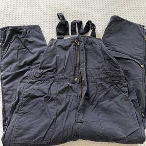 Men's Navy Insulated Bibs - Bulwark XL